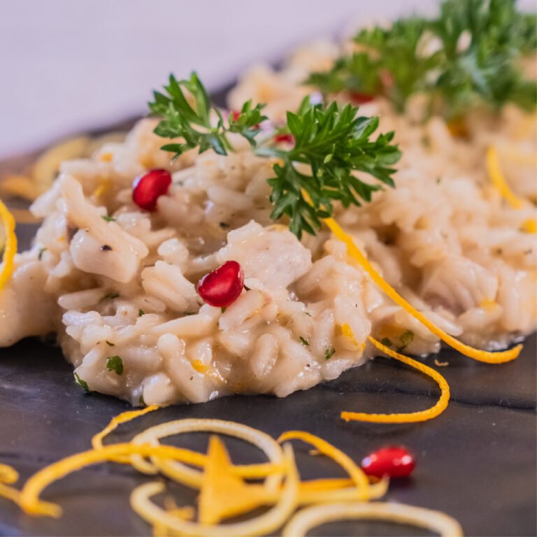 Risotto spigola agrumi